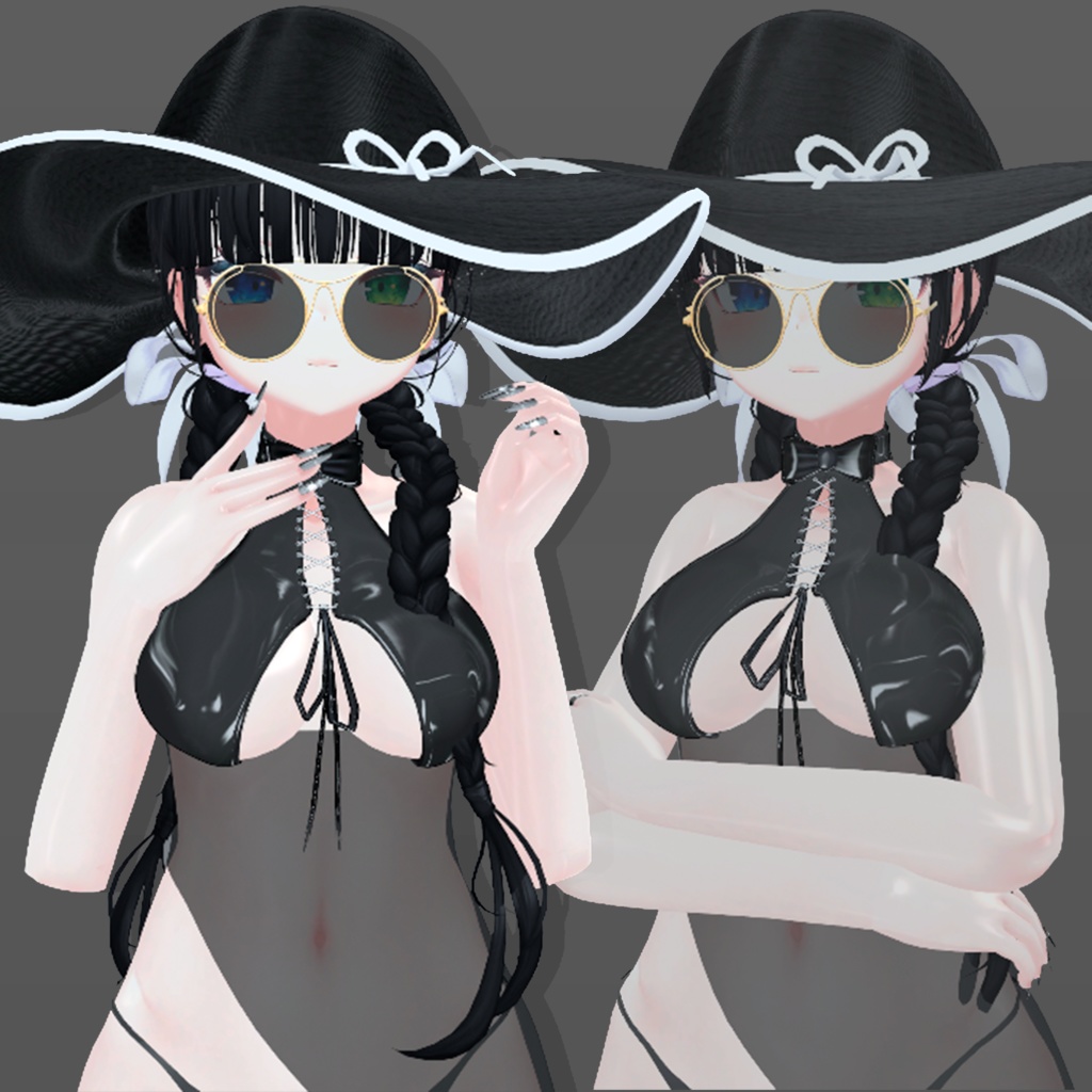 Gothic Summer Outfit (Selestia , Rindo, Wolferia & Hakka)