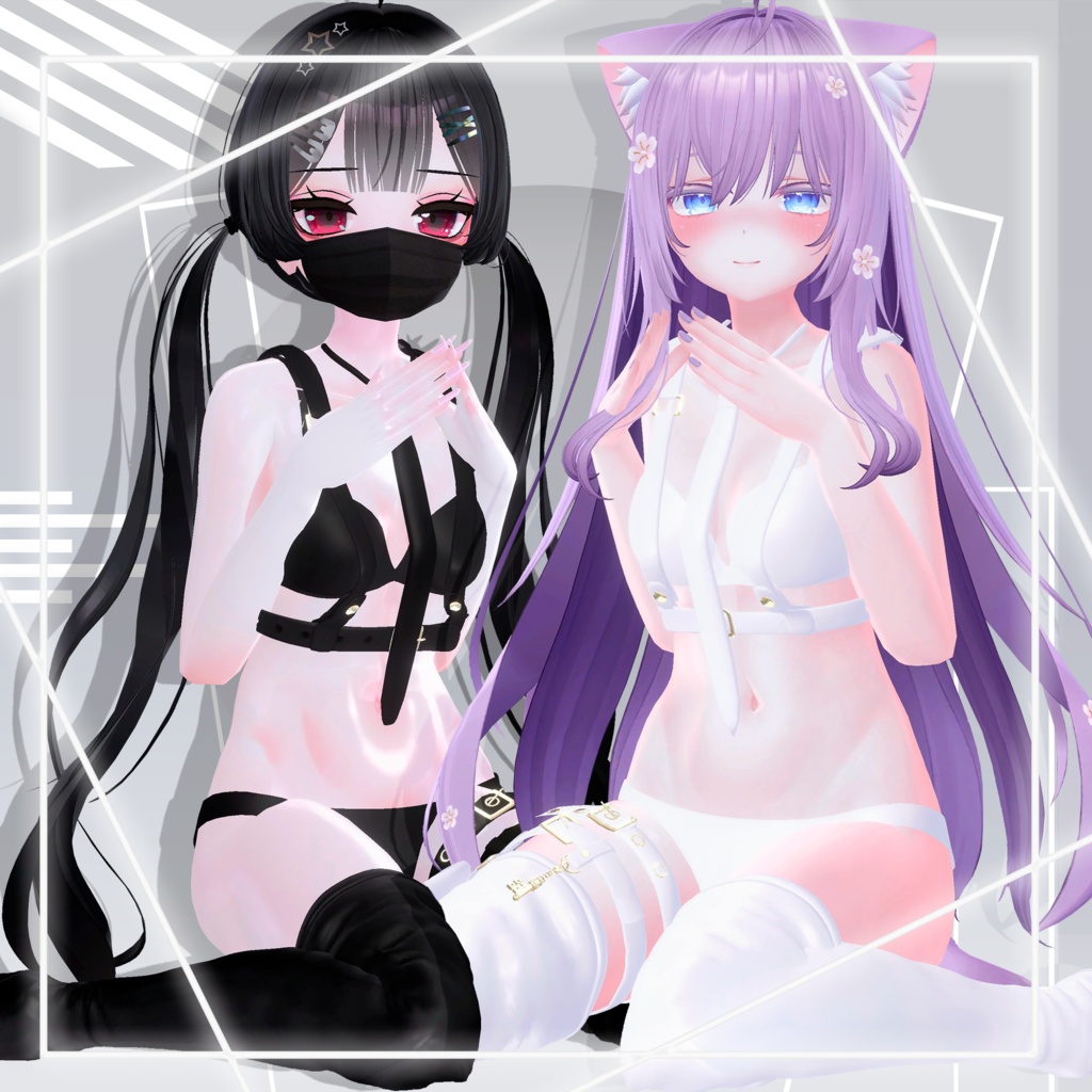 【萌用】&【舞夜】| Maya & Moe Sexy Business Outfit