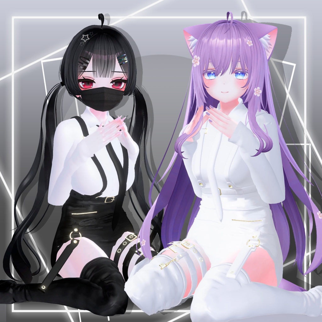 【萌用】&【舞夜】| Maya & Moe Sexy Business Outfit