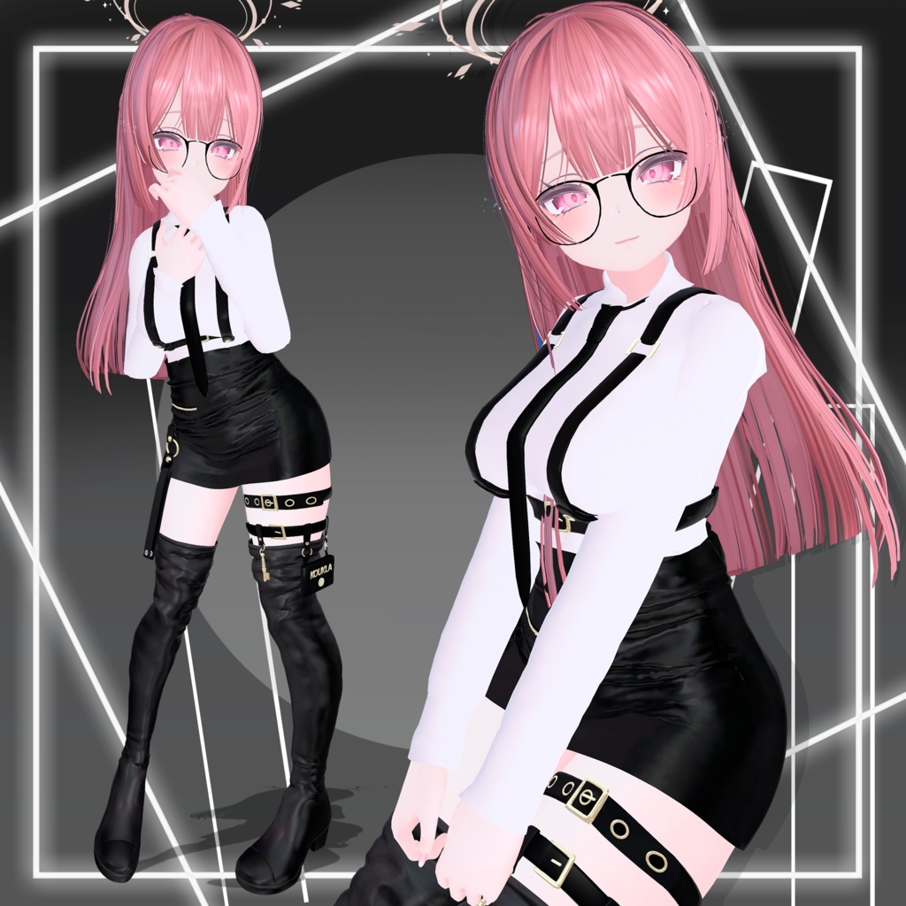 【3D衣装】Sexy Business Outfit for【森羅】【薄荷】【竜胆】【セレスティア】