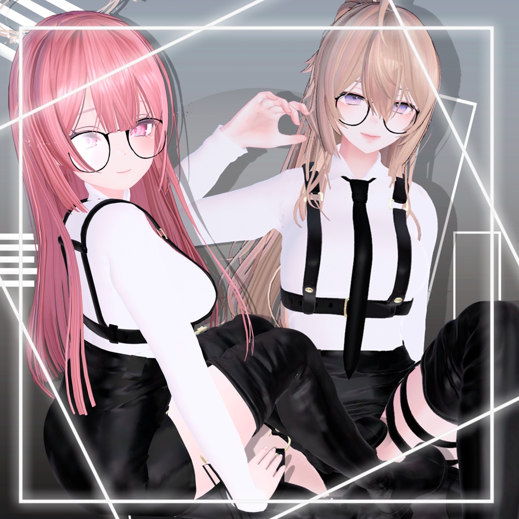 【3D衣装】Sexy Business Outfit for【森羅】【薄荷】【竜胆】【セレスティア】