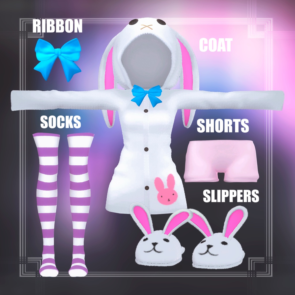 【萌用】&【舞夜】| Maya & Moe Fanmade Hatsune Miku Bunny Ears Hoodie