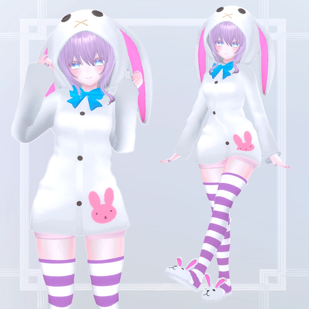 【萌用】&【舞夜】| Maya & Moe Fanmade Hatsune Miku Bunny Ears Hoodie