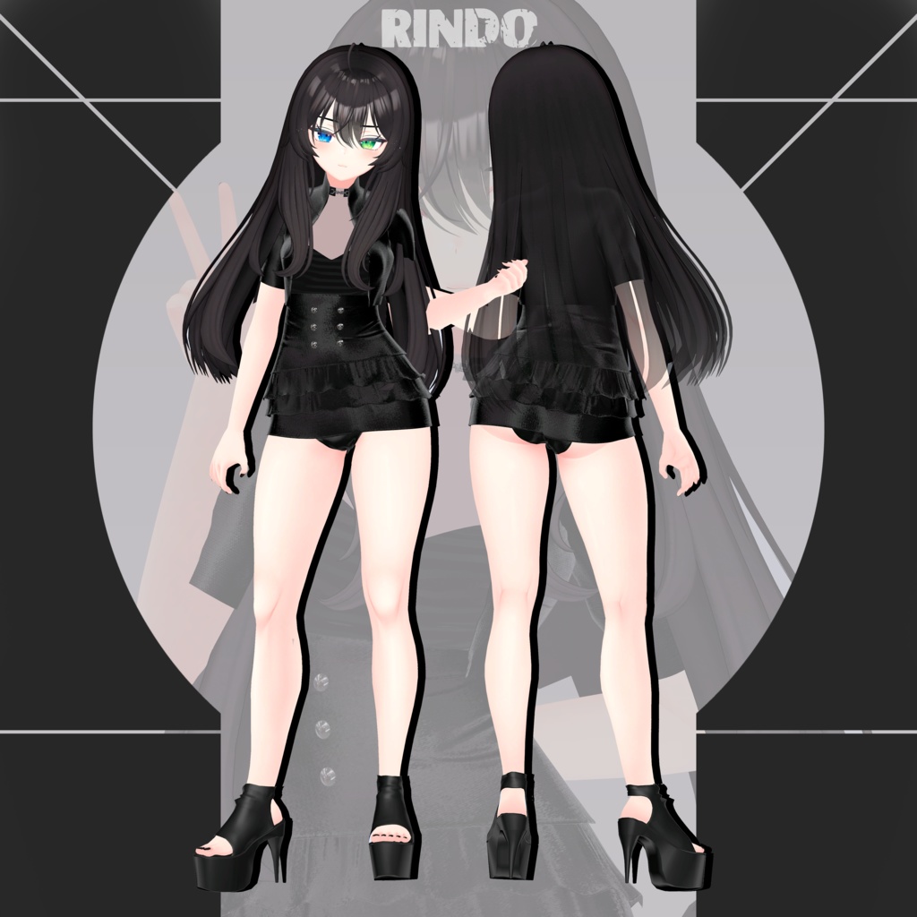 【セレスティア】【 竜胆】【 薄荷】| Selestia, Rindo & Hakka CasualChic