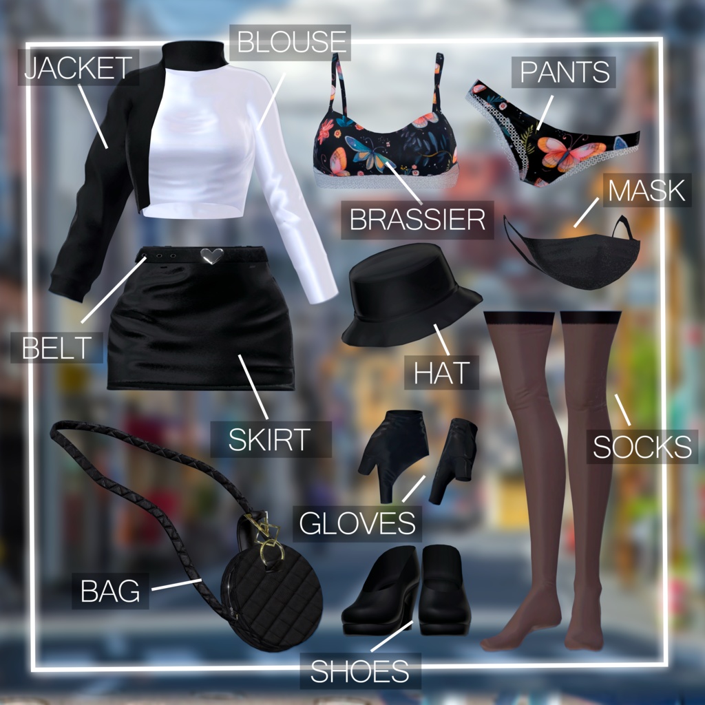 陰気なスタイル | Gloomy Style 【竜胆】&【セレスティア】