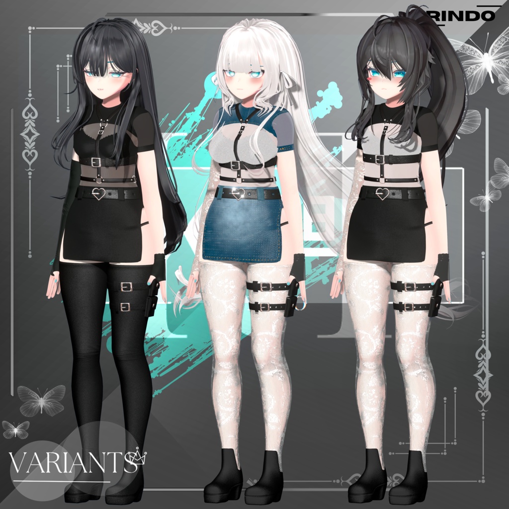 「竜胆」ゴシック | Rindo Ghotic Outfit