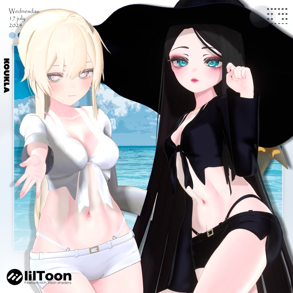 【マヌカの究極のビーチウェアエレガンス】🏖️ Manuka's Ultimate Beachwear Elegance🌴