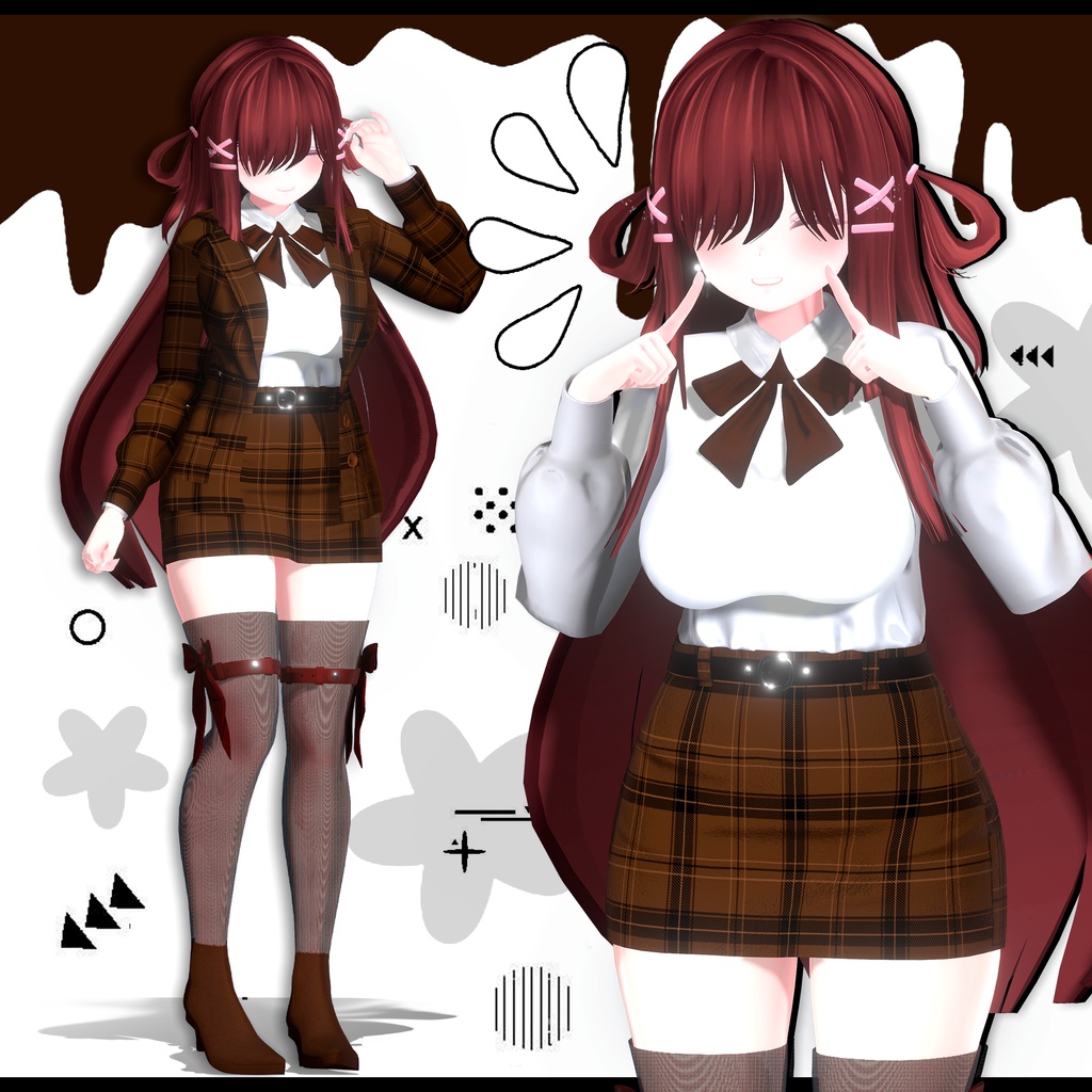 セレスティア・プレッピー・アウトフィット |˚˖𓍢ִ໋🌷͙֒✧˚ Selestia Preppy Outfit.🎀༘⋆