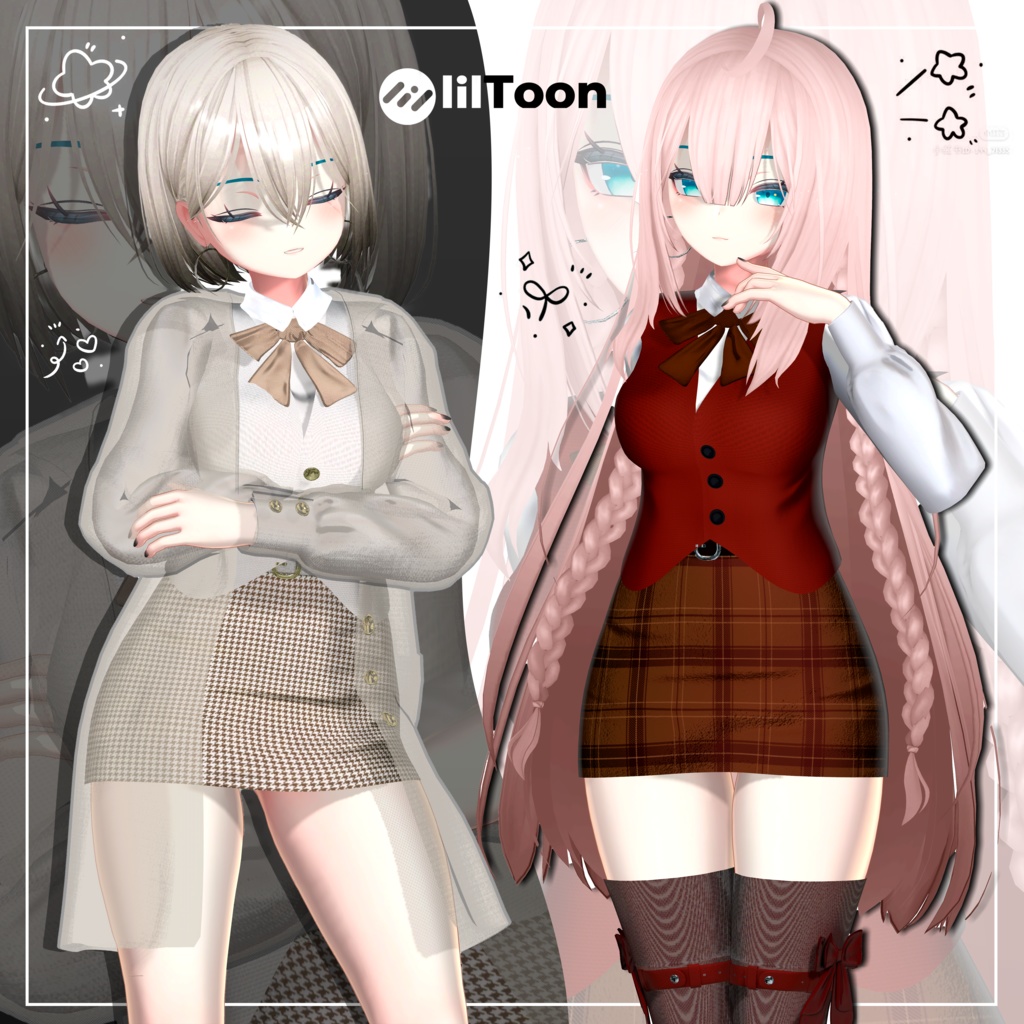 竜胆・プレッピー・アウトフィット |˚˖𓍢ִ໋🌷͙֒✧˚ Rindo Preppy Outfit.