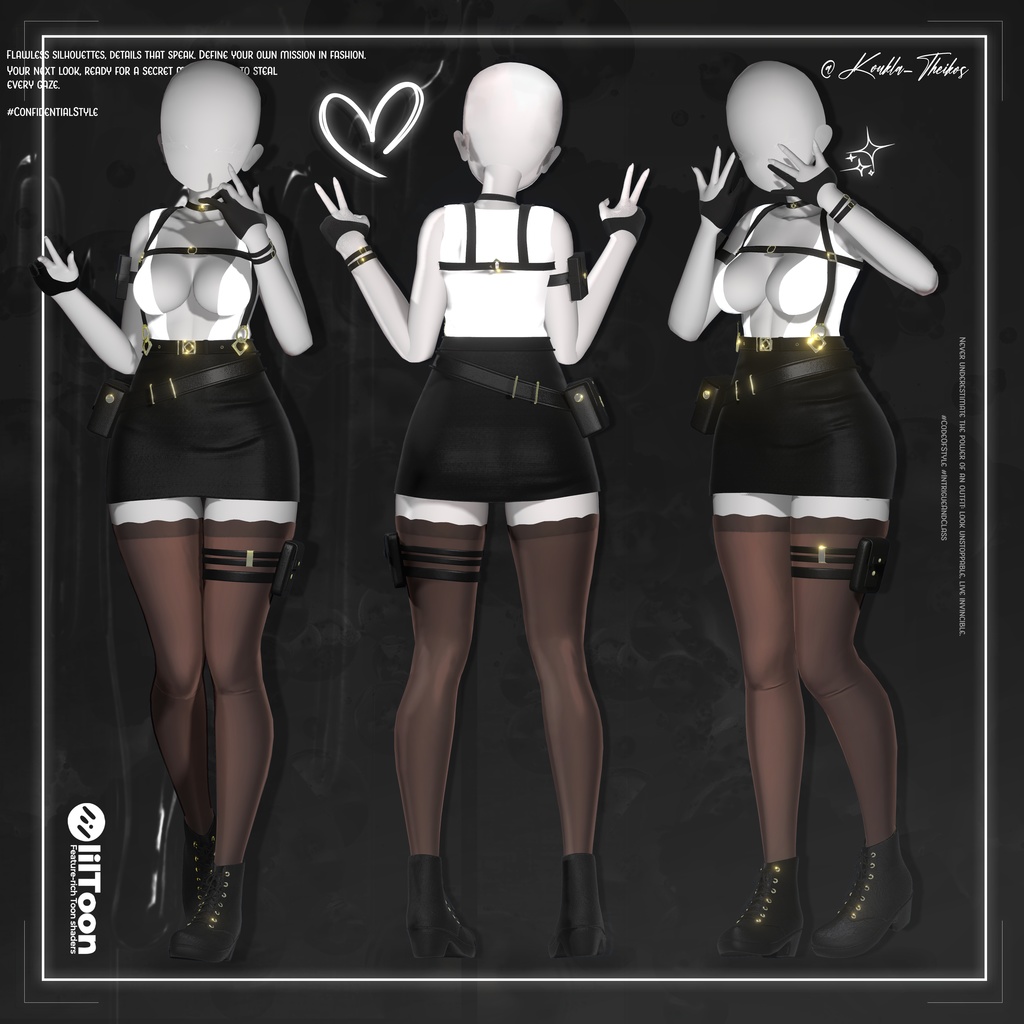 ๐ใปใฌในใใฃใข ในใใค ใทใใฏ ในใฟใคใซ | ๐ SELESTIA SPY CHIC STYLE ๐ค