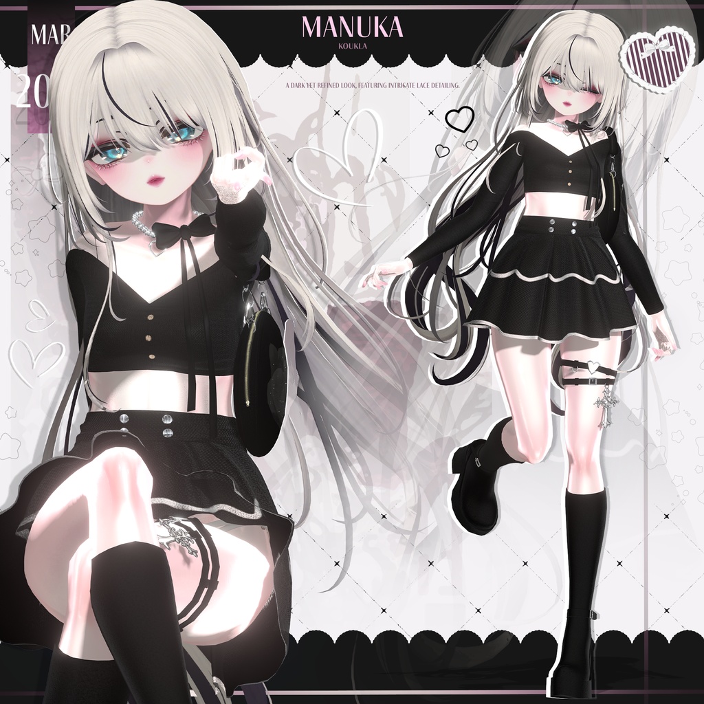 🔥 MINIMAL REBEL – 組み合わせ自在の洗練スタイル | Manuka対応 🖤