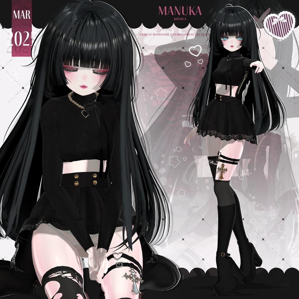 🔥 MINIMAL REBEL – 組み合わせ自在の洗練スタイル | Manuka対応 🖤