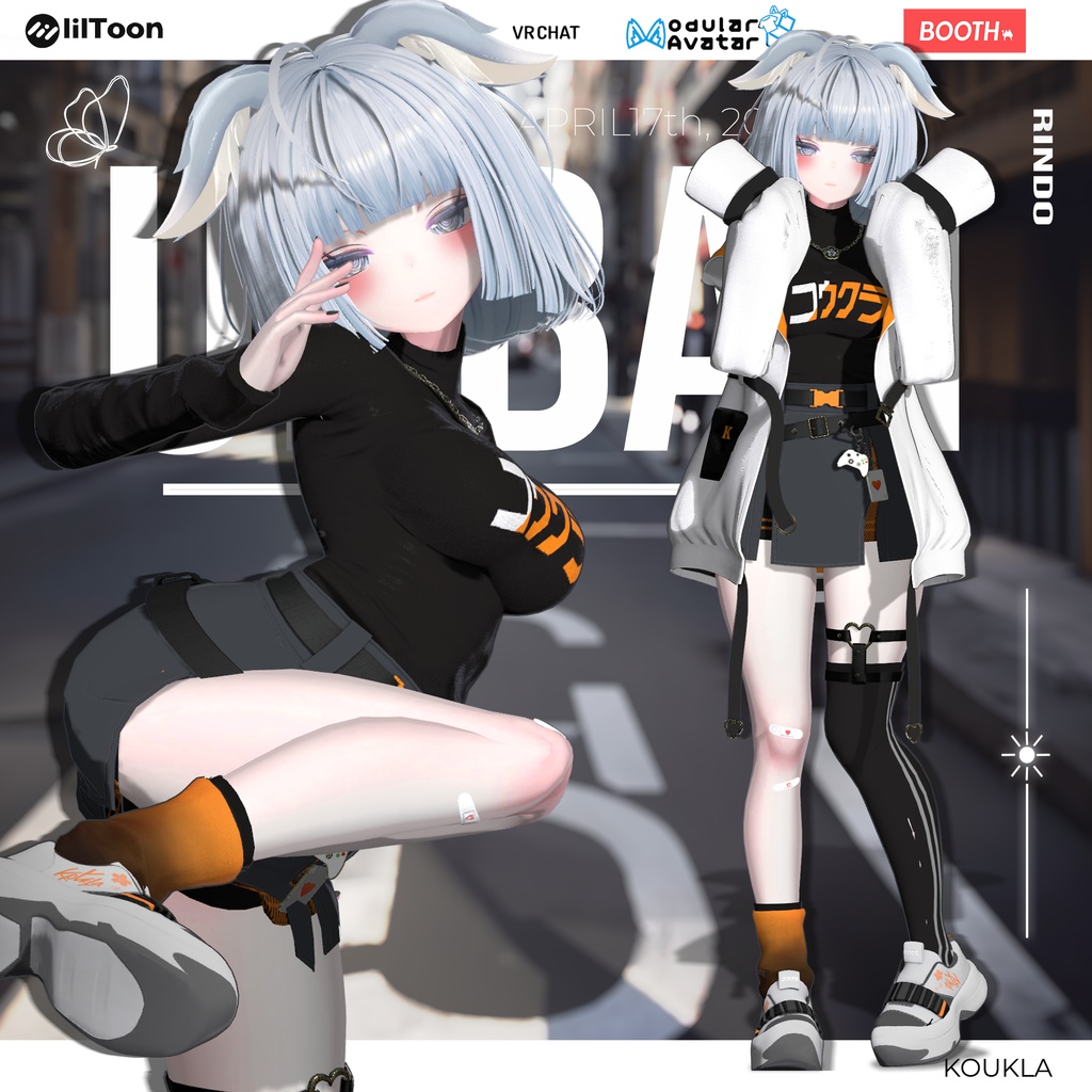 ๐ ๐ค URBAN GRACE SET๏ฝใขใผใใณใฐใฌใผในใปใใ| ใขใใฟใผ5ไฝๅฏพๅฟ่กฃ่ฃ
ใปใใใCompatible with 5 Avatarsใ