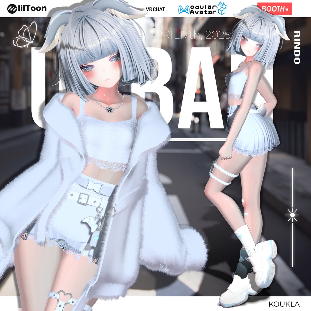 ๐ ๐ค URBAN GRACE SET๏ฝใขใผใใณใฐใฌใผในใปใใ| ใขใใฟใผ5ไฝๅฏพๅฟ่กฃ่ฃ
ใปใใใCompatible with 5 Avatarsใ