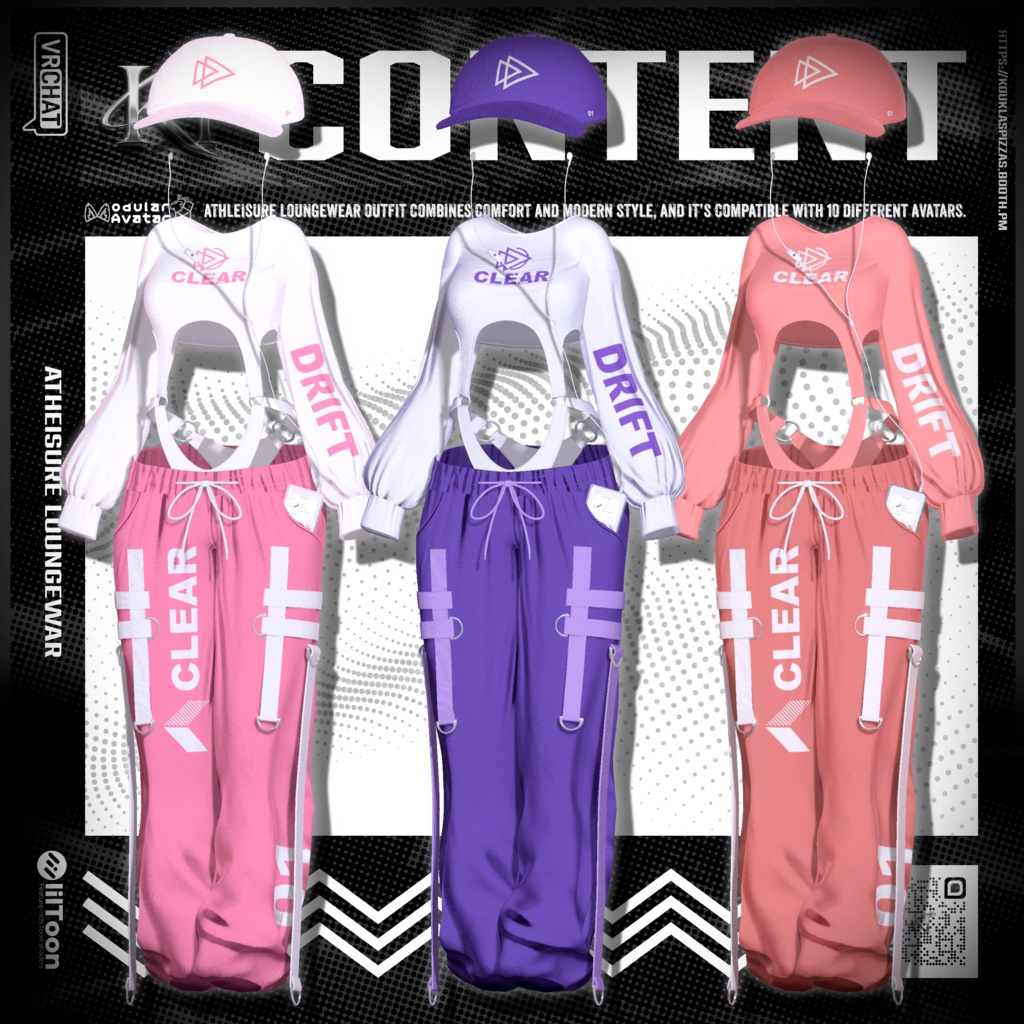 📣 ATHEISURE LOUNGEWAR 【Compatible with 11 avatars] | [11体のアバターに対応 】 缩略图 19