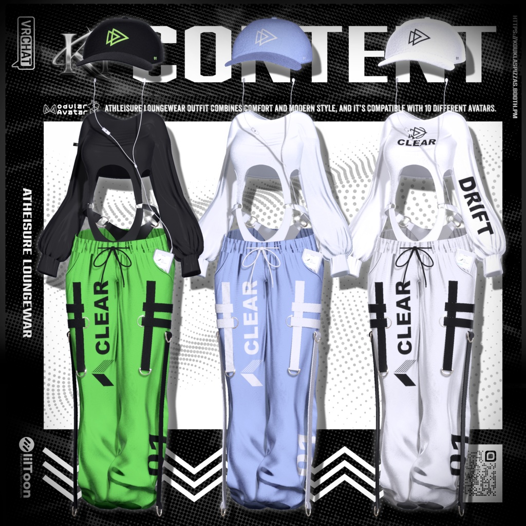 📣 ATHEISURE LOUNGEWAR 【Compatible with 11 avatars] | [11体のアバターに対応 】 缩略图 18