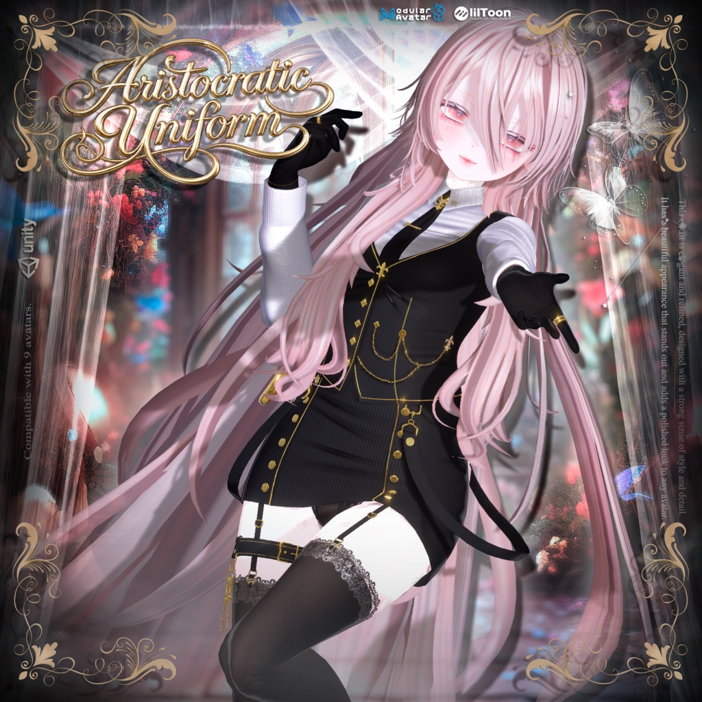 👉 【9アバター対応】貴族風エレガント制服セット 👑✨ | Aristocratic Uniform