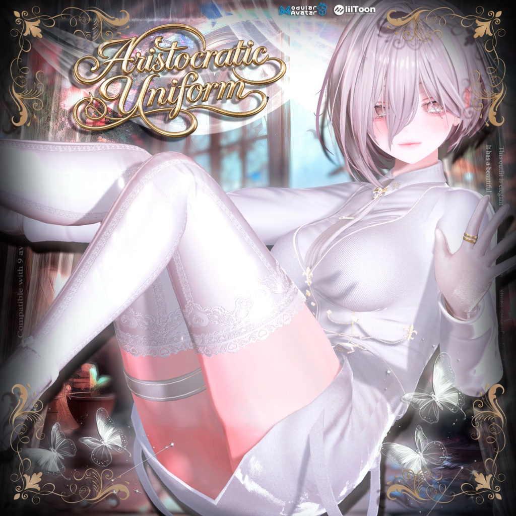 👉 【9アバター対応】貴族風エレガント制服セット 👑✨ | Aristocratic Uniform