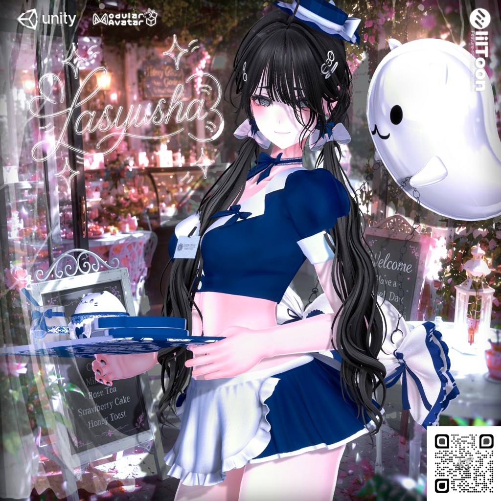 ☕【10アバター対応】🍯 はちみつメイドセット | Honey Maid Set 🎀