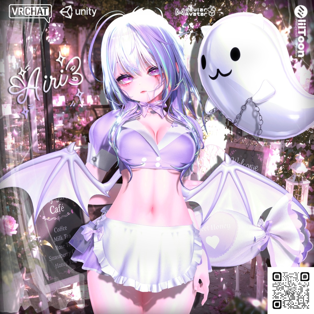 ☕【10アバター対応】🍯 はちみつメイドセット | Honey Maid Set 🎀