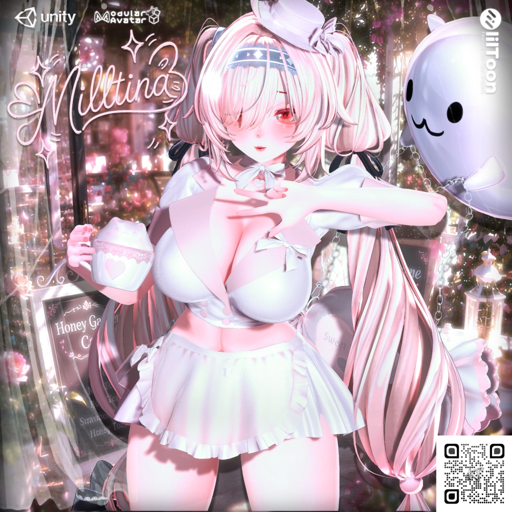 ☕【10アバター対応】🍯 はちみつメイドセット | Honey Maid Set 🎀