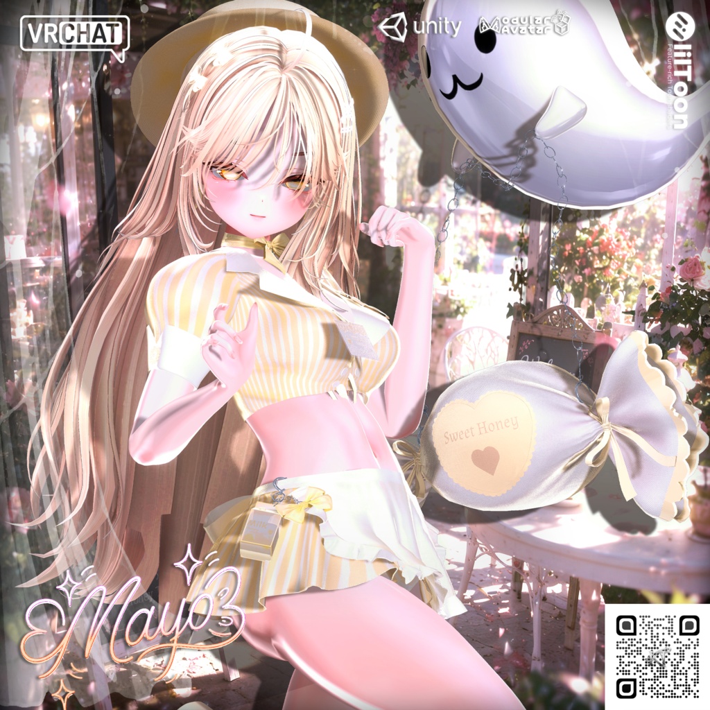 ☕【10アバター対応】🍯 はちみつメイドセット | Honey Maid Set 🎀
