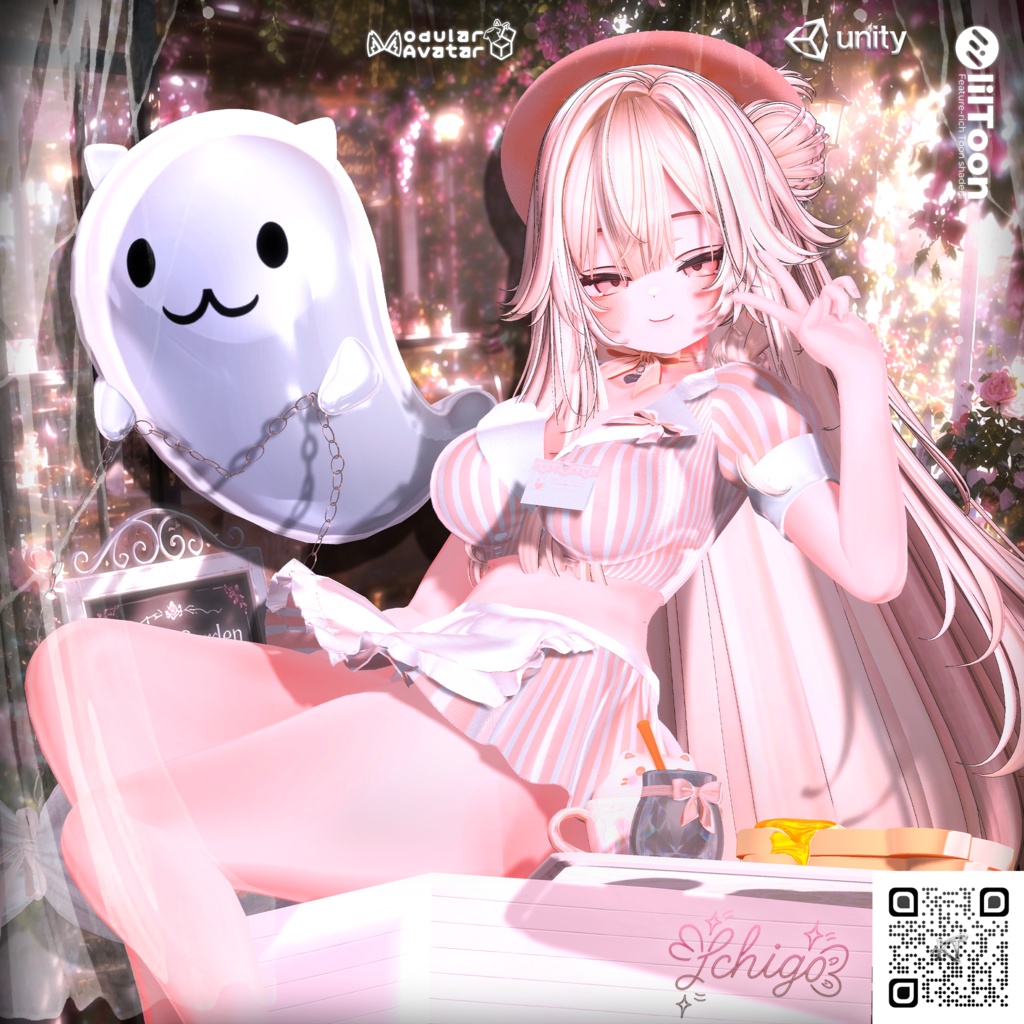 ☕【10アバター対応】🍯 はちみつメイドセット | Honey Maid Set 🎀