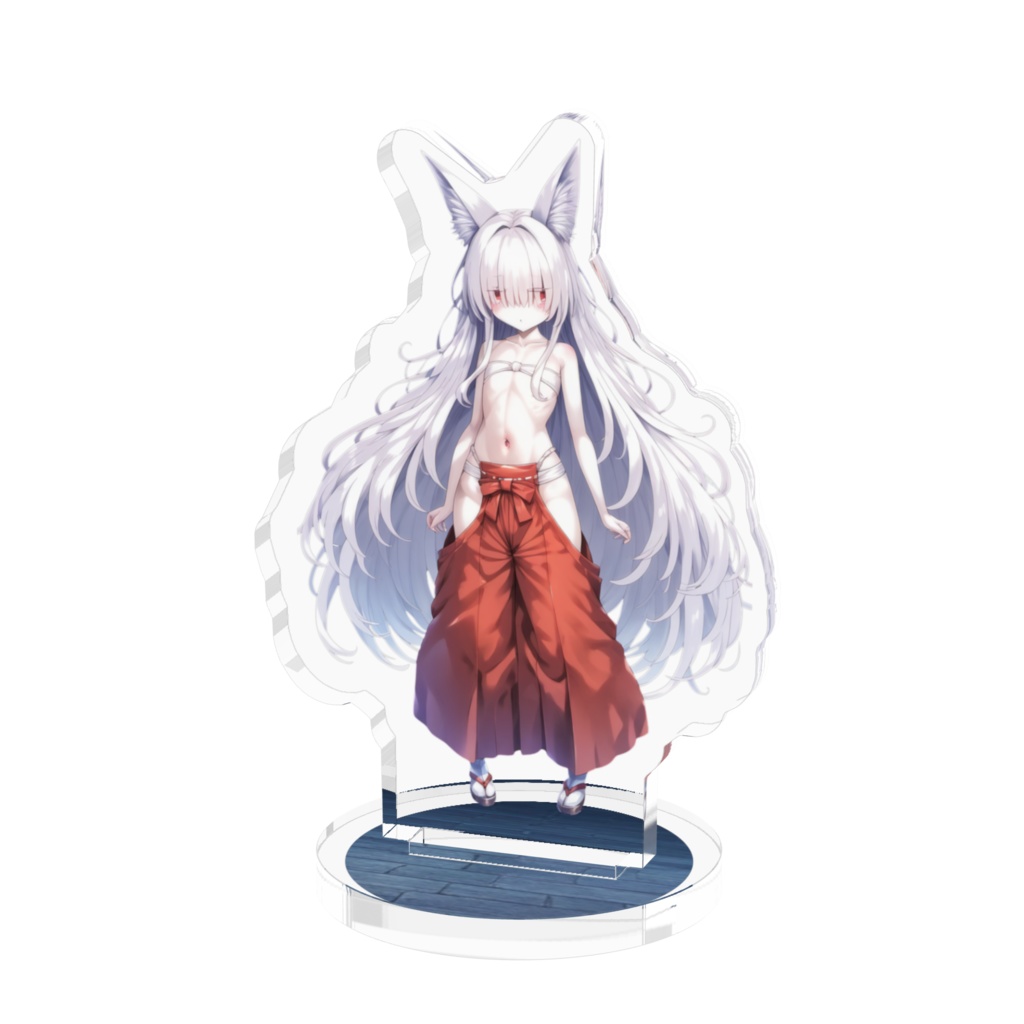 お狐様（巫女ver)　アクリルスタンド