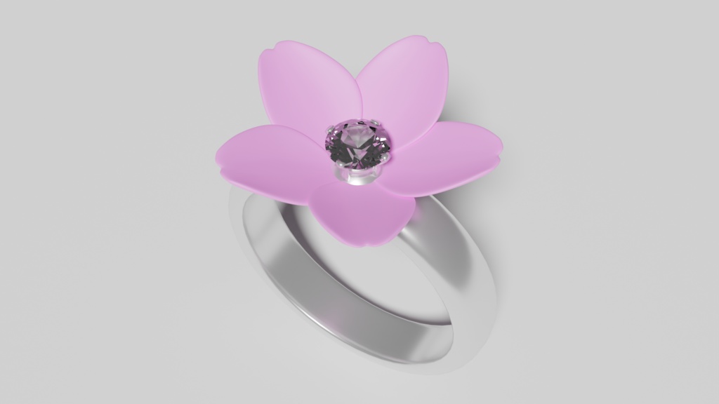 Birth Jewel Flower 04 April