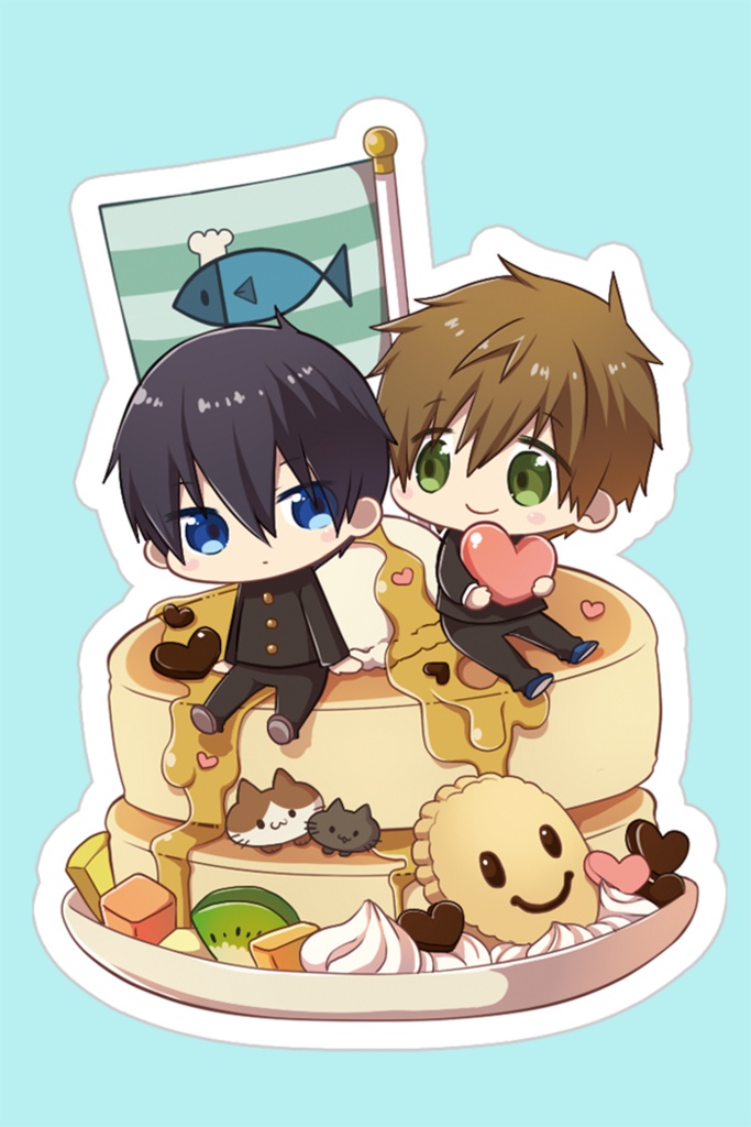 遙＆真琴アクリルストラップ