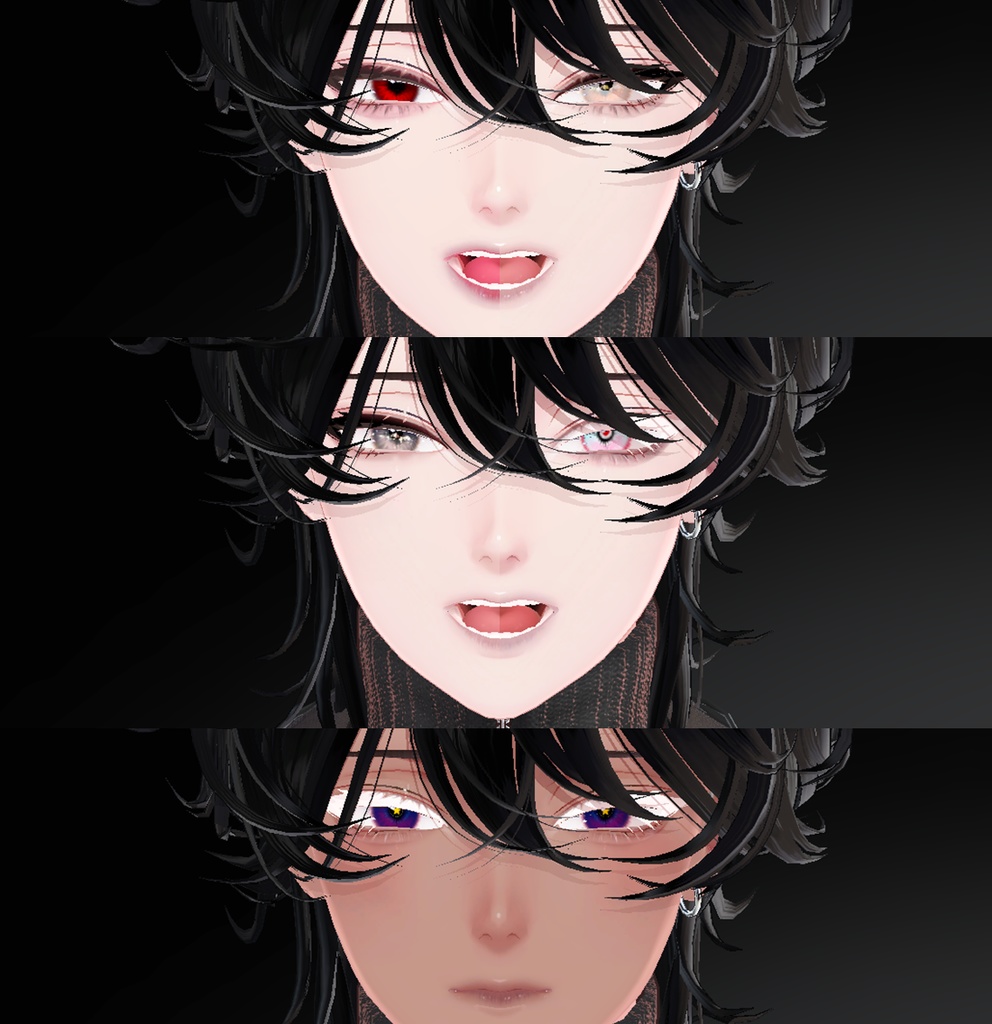 斑霞 hanka makeup + eye texture