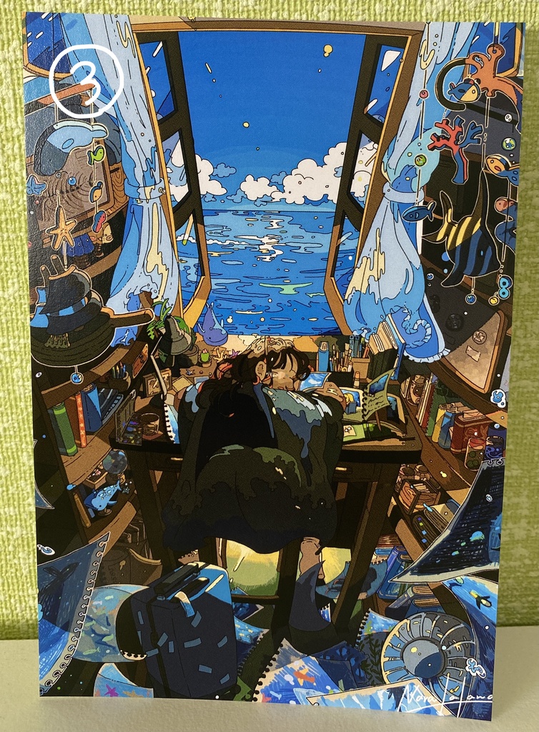 ポストカード「空と海」