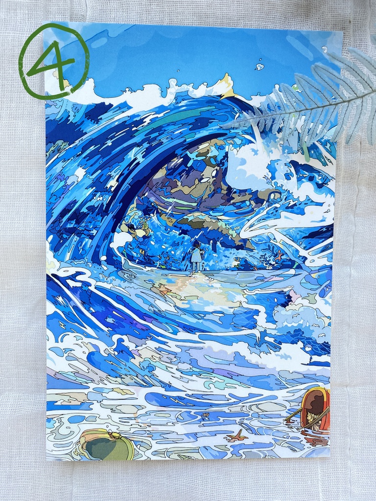 ものがたりの青(全6種)