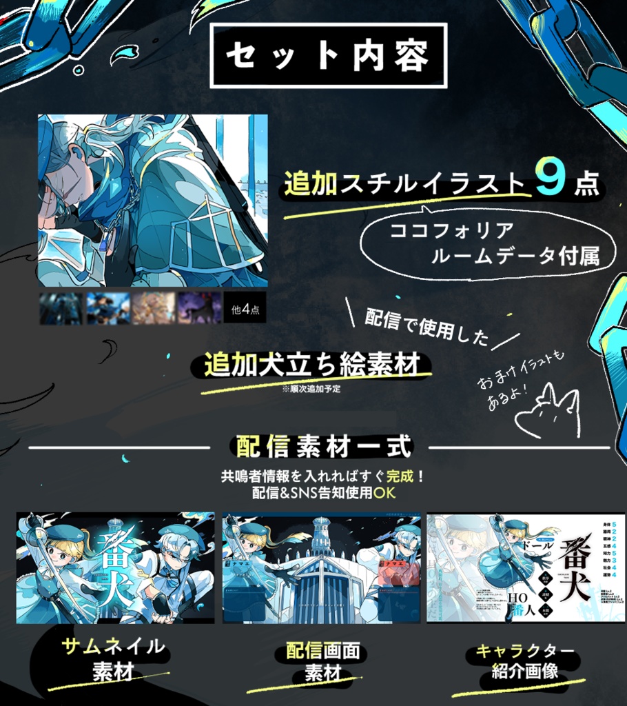 【追加DLC】エモクロアTRPG「番犬」
