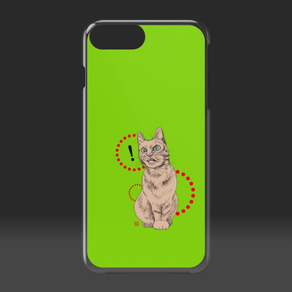 ベロ忘れ猫iPhoneケース