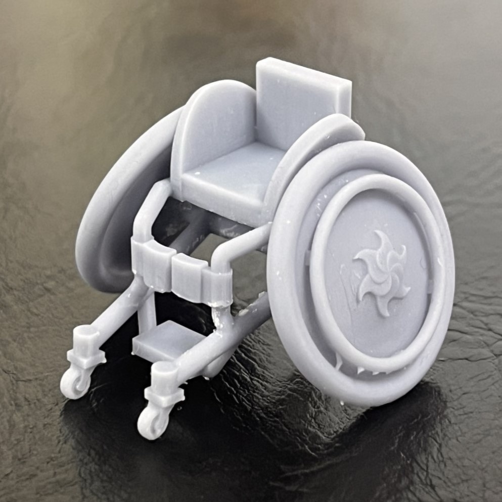 【出力用STLデータ】テニス用車いす