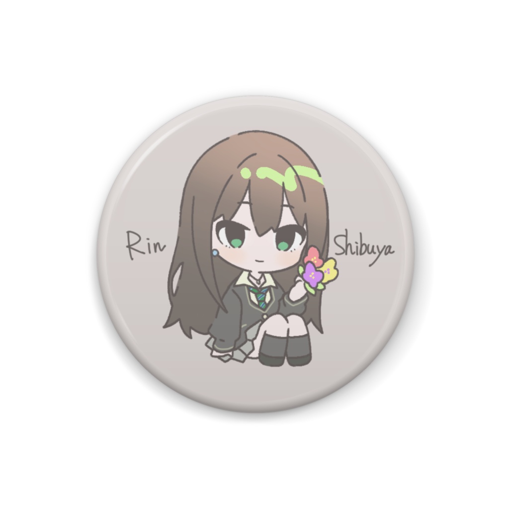 凛さんの缶バッジ