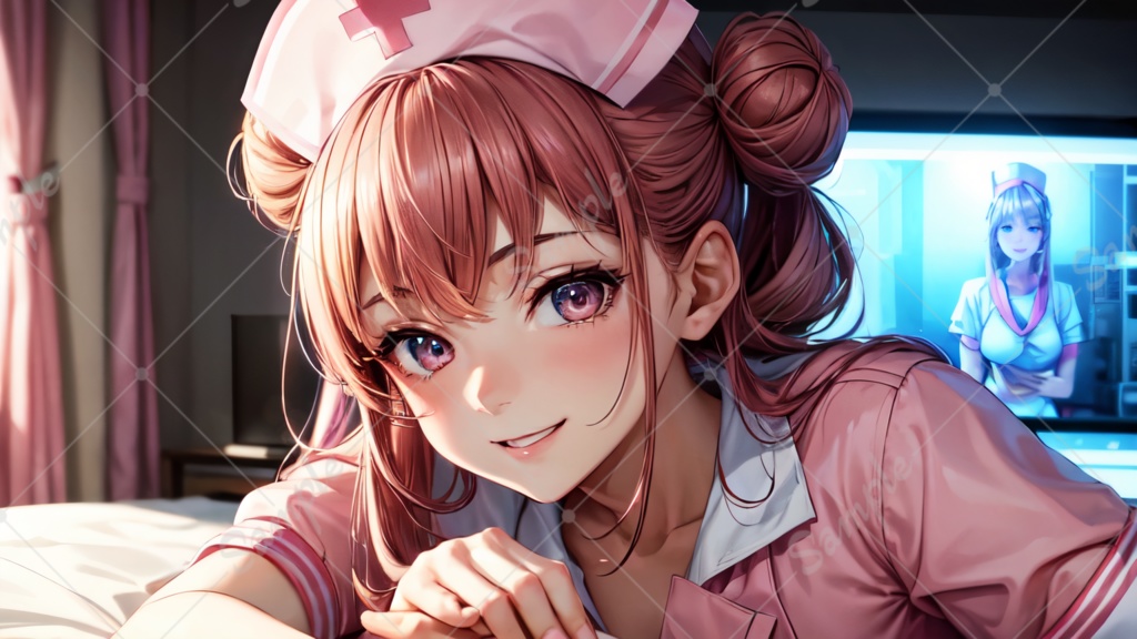 You Tubeサムネイルに最適サイズ 看護師の女の子ver1