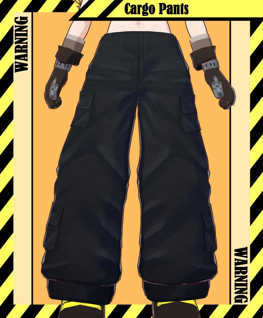 【VRoid】カーゴパンツ 3色セット (Cargo Pants - 3 Color Set)