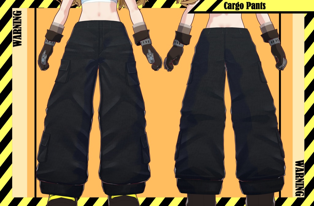 【VRoid】カーゴパンツ 3色セット (Cargo Pants - 3 Color Set)