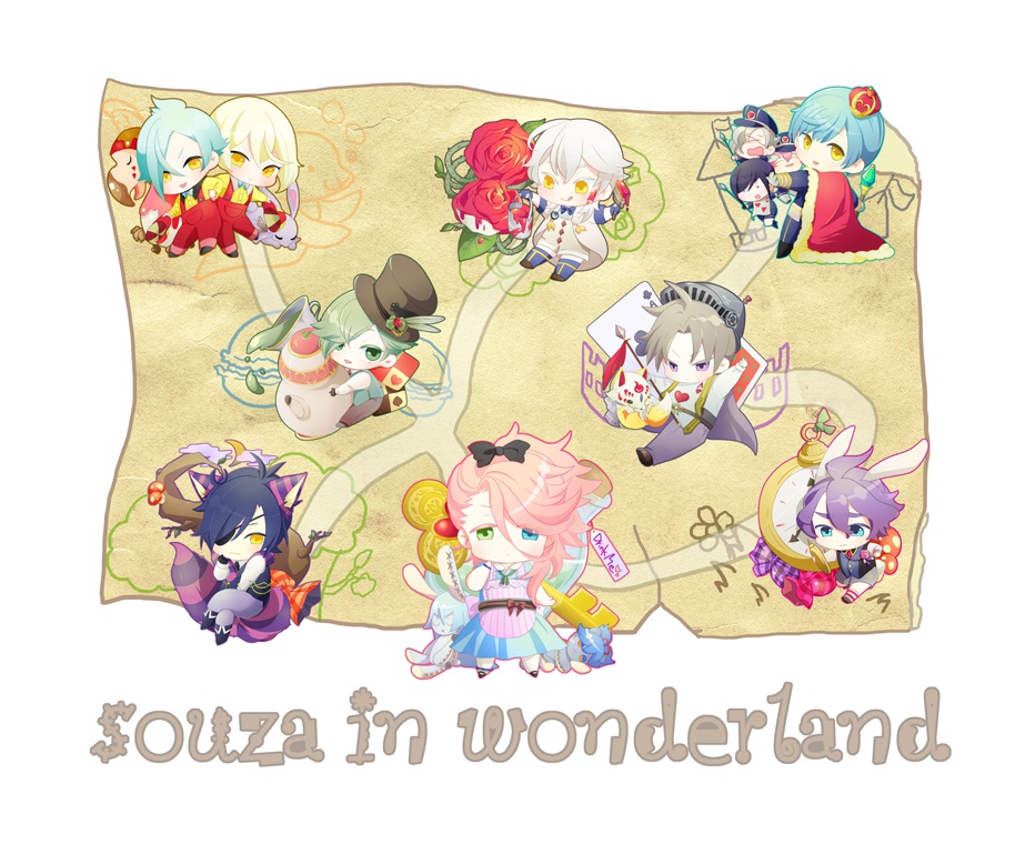 アリス刀剣男士 アクリルキーホルダー