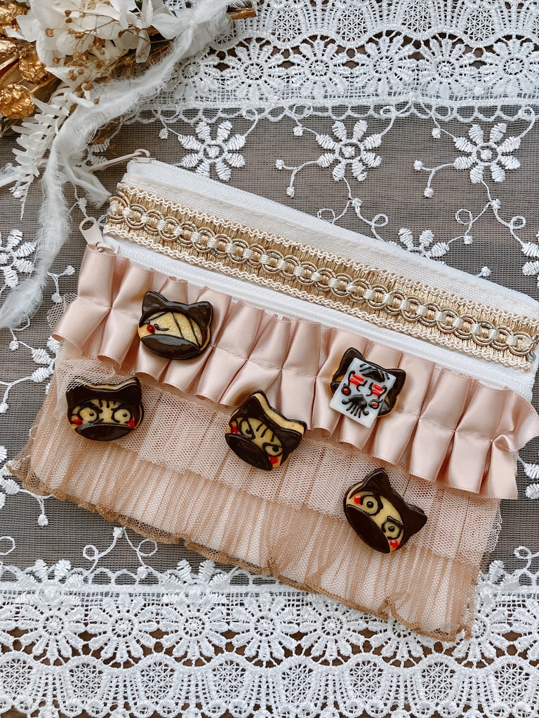 【ピンバッジ】タソにゃん軍フェイククッキー