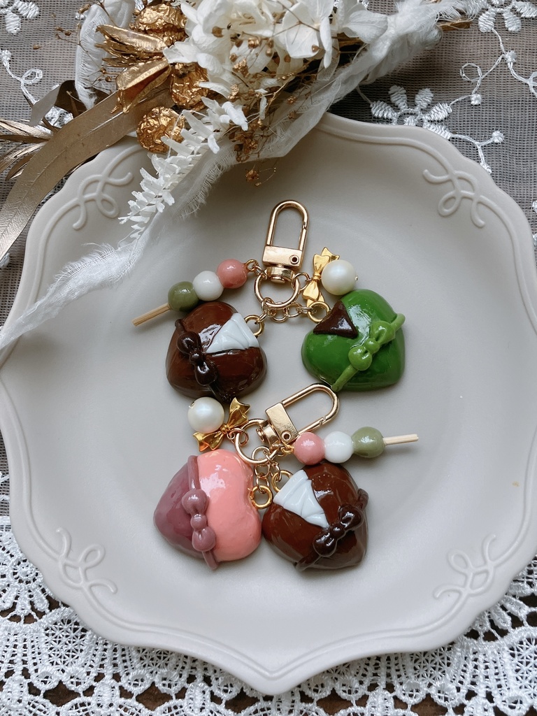 【キーホルダー】ハート型キーホルダー