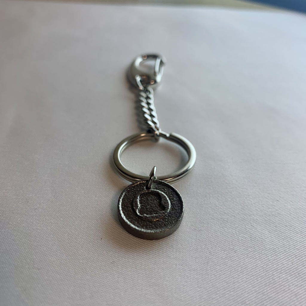 sloth coin keychain|コインチャーム付きキーチェーン