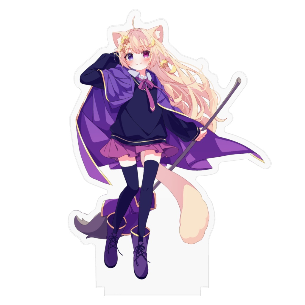 【2周年&誕生日記念】魔女っ子クロア アクリルフィギュア 2種