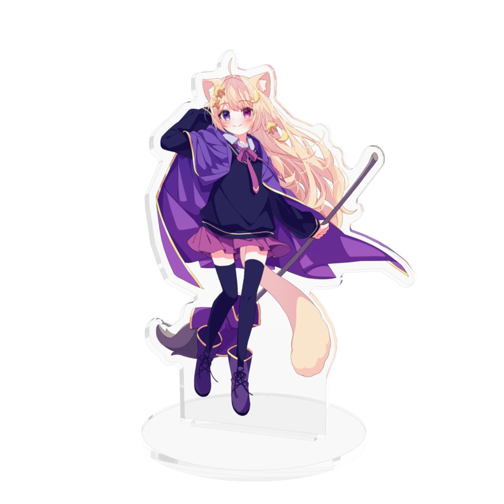 【2周年&誕生日記念】魔女っ子クロア アクリルフィギュア 2種