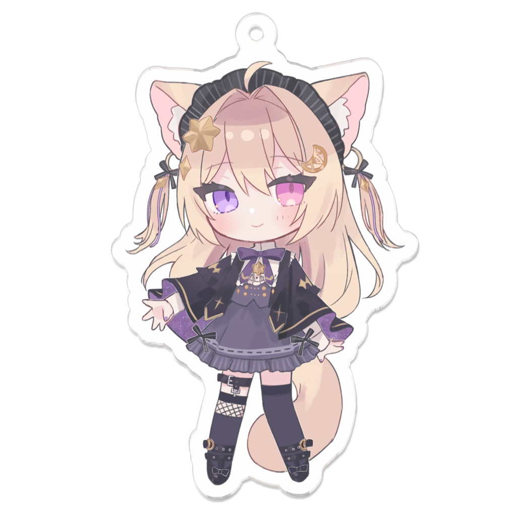 【新モデルお披露目記念】にこにこクロアちゃんアクリルキーホルダー