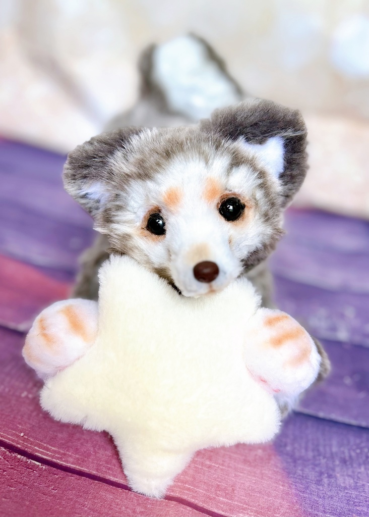 アートドール ぬいぐるみ こいぬ 犬