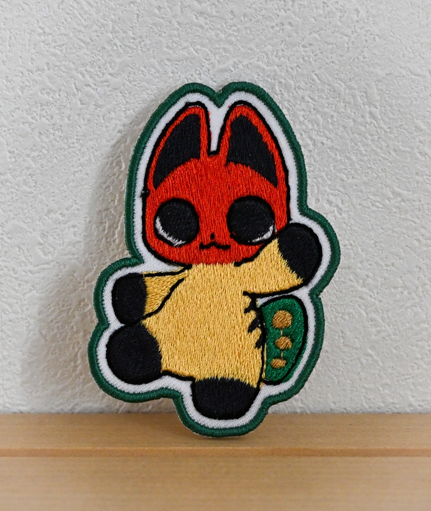 刺繍ワッペン きぶないぬ