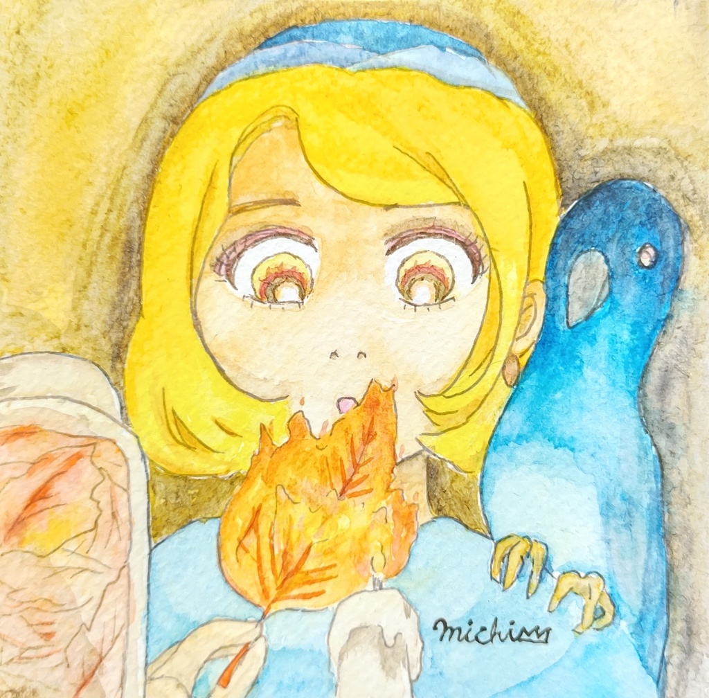 【額装原画】「ホムラバで灯す」